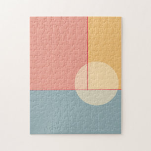 Quebra-cabeça minimalista moderno