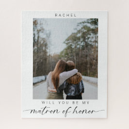 Quebra-cabeça Mínimo Você será minha Matriz de Honra Foto Chic