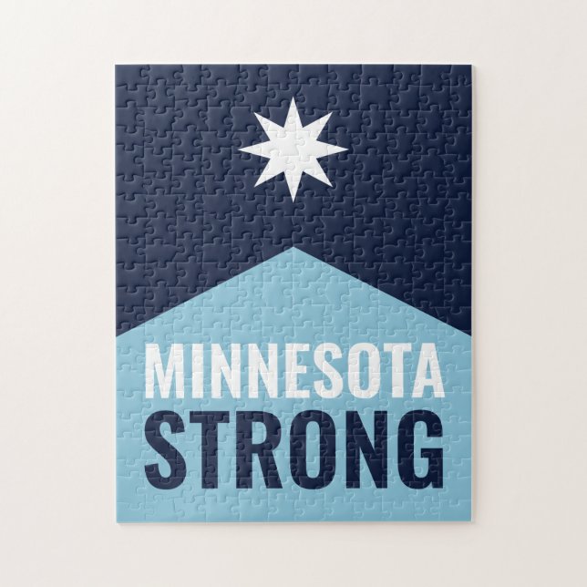 Quebra-cabeça Minnesota Rebel New State Flag (Vertical)