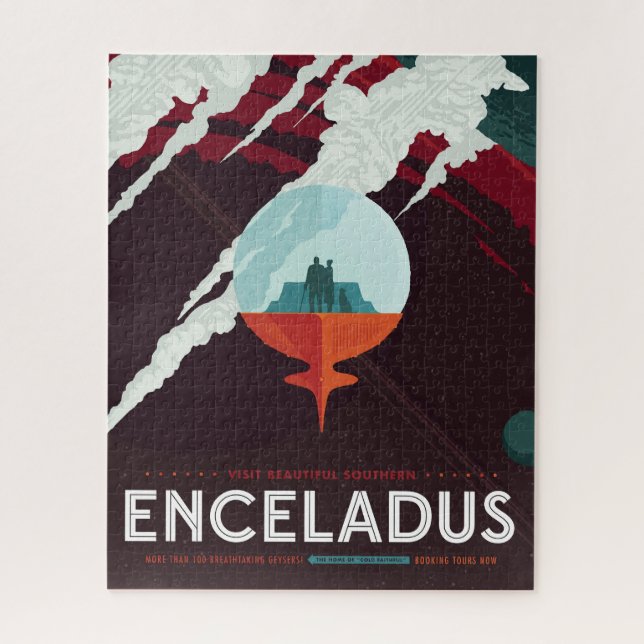 Quebra-cabeça Missão De Poster-Cassini Do Espaço Retroativo A Sa (Vertical)