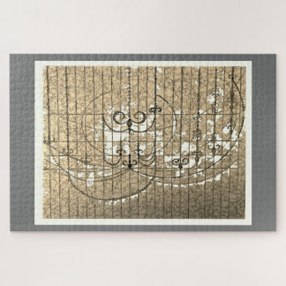 Quebra-cabeça Mistério Chandelier - ilustração da sepia do salão