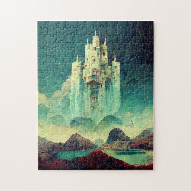 Quebra-cabeça Misterioso Castle Fantasy Art (Vertical)