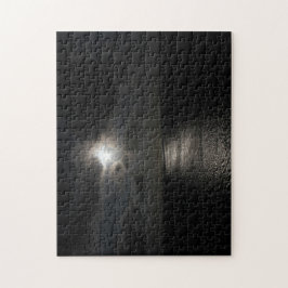 Quebra-cabeça Misterioso sol branco no céu negro