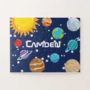 Quebra-cabeça Miúdo do sistema solar personalizado