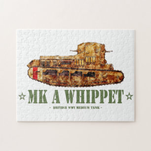 Quebra-cabeça MK Um Whippet World War Um Tanque Médio Britânico 