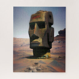 Quebra-cabeça Moai do Coletor de Wombott Mars