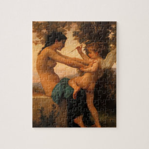Quebra-cabeça Moça defendendo-se de Cupido de Bouguereau