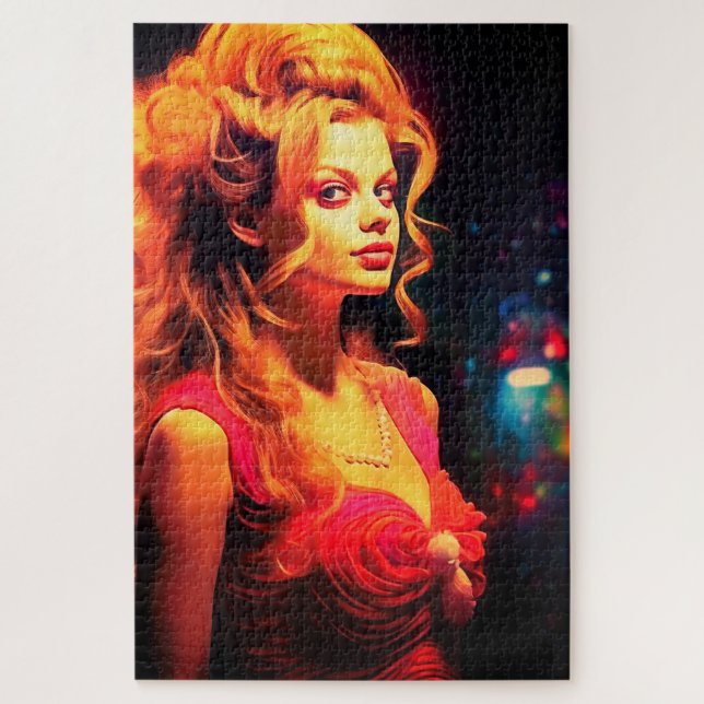 Quebra-cabeça Modelo bonito (Vertical)