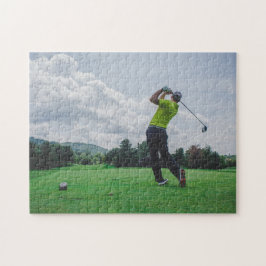Quebra-cabeça Modelo de Fotografia de Esportes de Golfe Personal