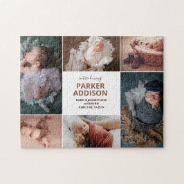 Quebra-cabeça Modern 6 Fotografias Collage Grid Nascimento do Be