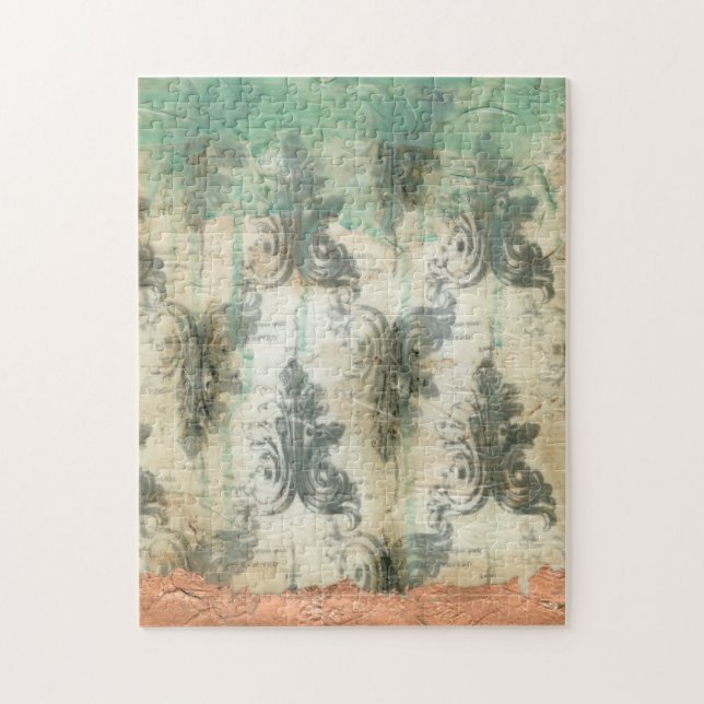 Quebra-cabeça Modern Fleur De Lis Design (Vertical)