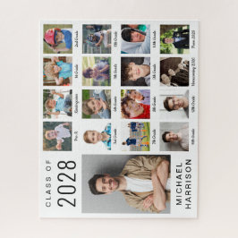 Quebra-cabeça Modern Graduation 17 Photo Collage