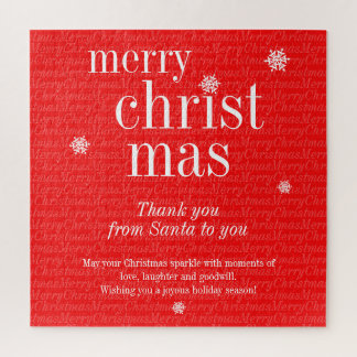 Quebra-cabeça Modern Merry Christmas party day game