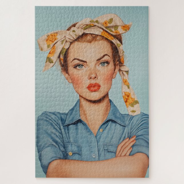 Quebra-cabeça Modern Rosie Retrait (Vertical)