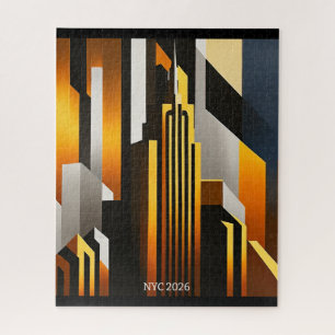 QUEBRA-CABEÇA MODERNO CITÍSCAPE METROPOLIS DESIGN DE ARTE