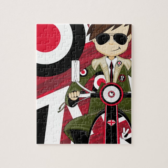 Quebra-cabeça Modificação retro no patinete (Vertical)