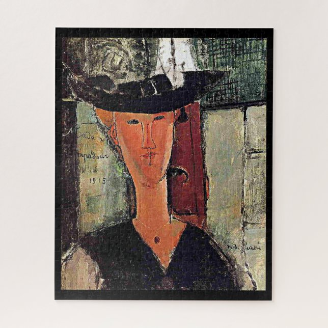 Quebra-cabeça Modigliani - Retrato da Madame Pompadour (Vertical)