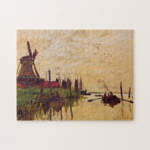 Quebra-cabeça Moinho de vento em Zaandam Monet de Belas Artes