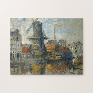 Quebra-cabeça Moinho de vento Onbekende Gracht Amsterdam Monet F