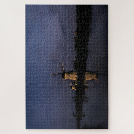 Quebra-cabeça Moinho luminoso à hora azul