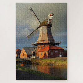 Quebra-cabeça Moinho Ostfriesland Holandês Moer Grãos Puzzle Jig