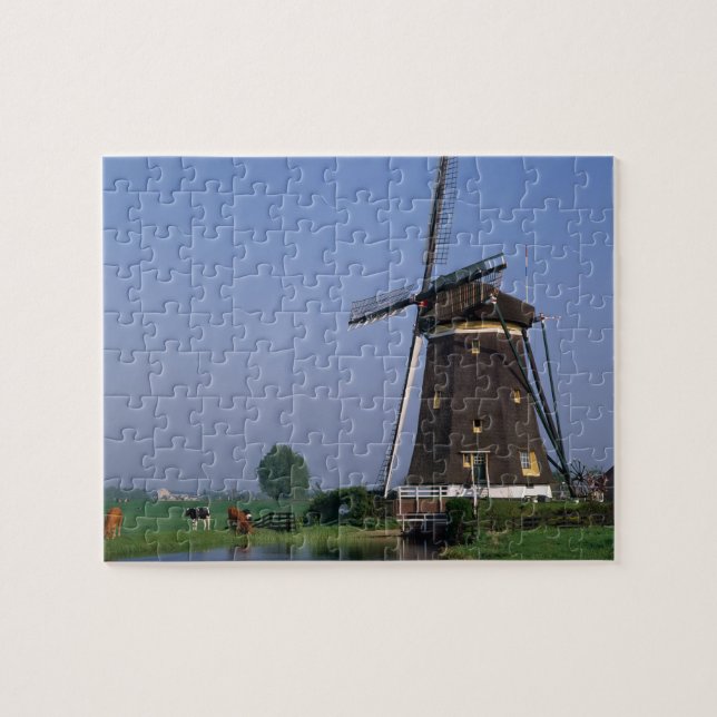 Quebra-cabeça Moinhos de vento, Leidschendam, Holanda (Horizontal)