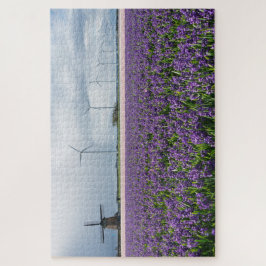 Quebra-cabeça Moinhos de vento tradicionais e modernos com