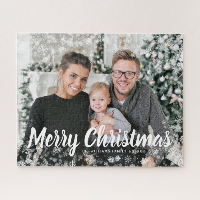 Quebra-cabeça Moldura de Natal (Horizontal)