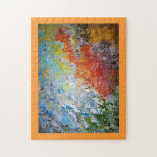 Quebra-cabeça Moldura para retrato abstrata