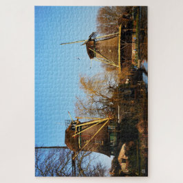 Quebra-cabeça Molens in Nederlands landschap.