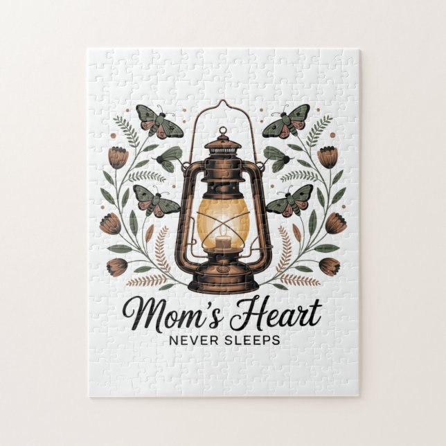 Quebra-cabeça Mom’s Heart Never Sleeps (Vertical)