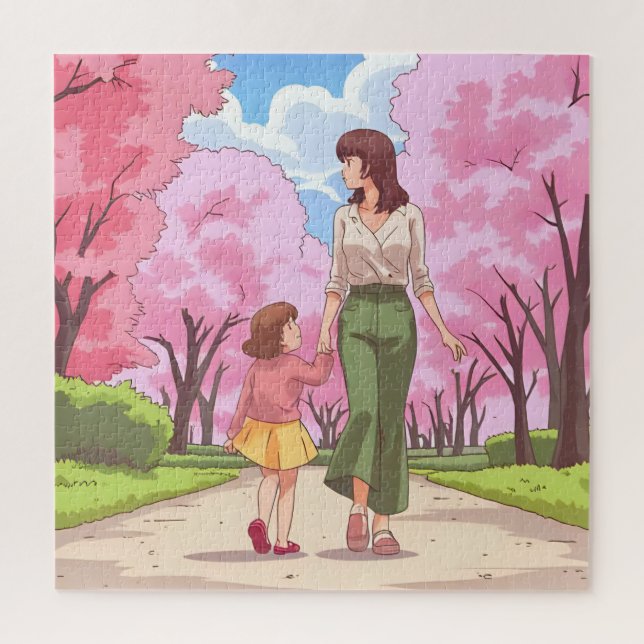 Quebra-cabeça Momento Mãe e Filha (Vertical)
