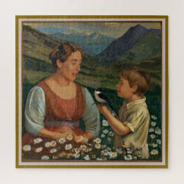 Quebra-cabeça Momentos Mágicos Tranquilos de Mãe e Filho