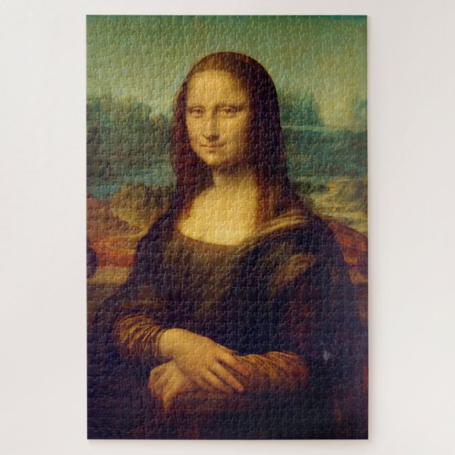 Quebra-cabeça Mona Lisa (Vertical)