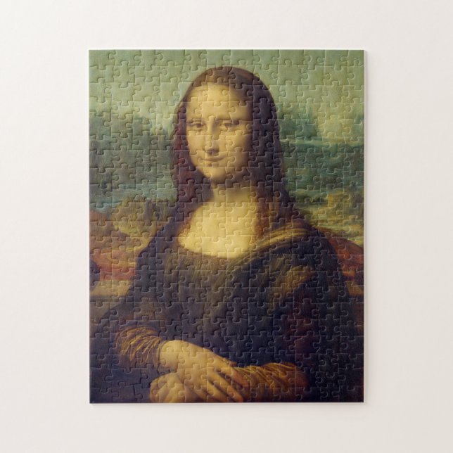 Quebra-cabeça Mona Lisa By Leonardo Da Vinci (Vertical)