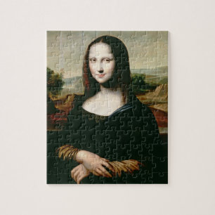 Quebra-cabeça Mona Lisa, cópia da pintura por Leonardo a