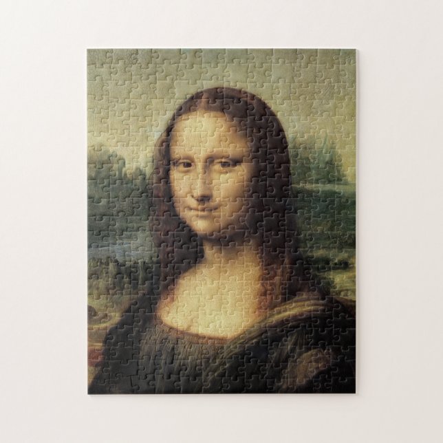Quebra-cabeça Mona Lisa La Gioconda por Leonardo da Vinci (Vertical)