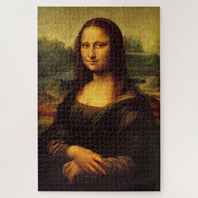 Quebra-cabeça Mona Lisa por Da Vinci (Vertical)
