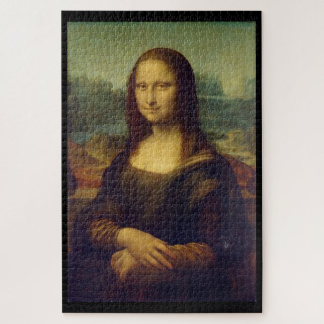 Quebra-cabeça "Mona Lisa" por Leonardo da Vinci (Vertical)