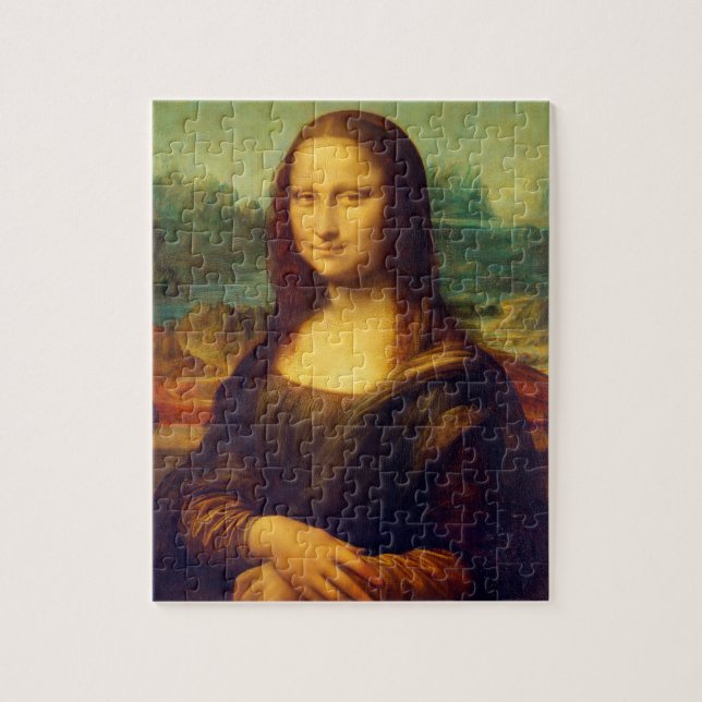 Quebra-cabeça Mona Lisa por Leonardo Da Vinci (Vertical)