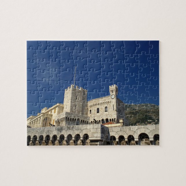 Quebra-cabeça Mônaco, Cote d'Azur, Palácio do Príncipe. (Horizontal)