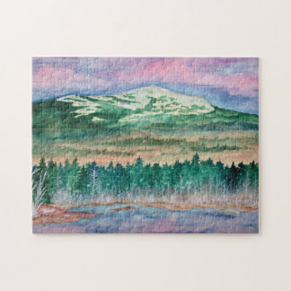 Quebra-cabeça Monadnock New Hampshire - Mountain Watercolor