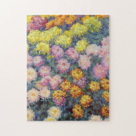 Quebra-cabeça Monet - Cama de Chrysanthemum