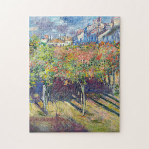 Quebra-cabeça Monet France Les Tilleuls a Poissy Impressionist