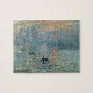Quebra-cabeça Monet Impression Sunrise Soleil Levant Painting