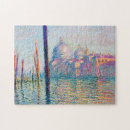 Quebra-cabeça Monet Le Grand Canal Impressionista Pessoas Mais D