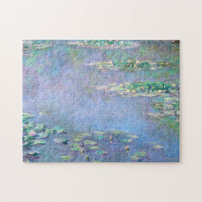 Quebra-cabeça Monet Les Ninfheas Water Lily Fine Art (Horizontal)