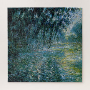 Quebra-cabeça Monet - Manhã no Sena na Chuva, belas artes