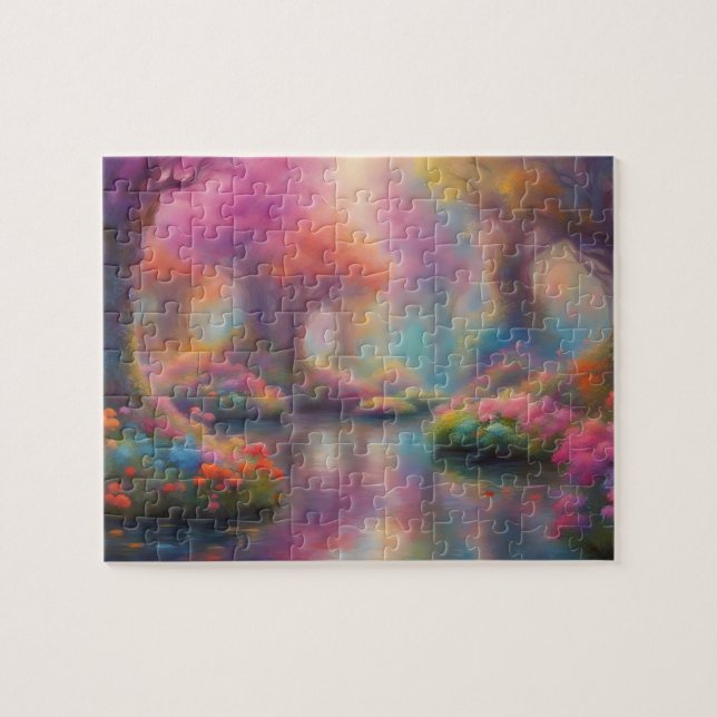 Quebra-cabeça Monet Style Fantasy (Horizontal)