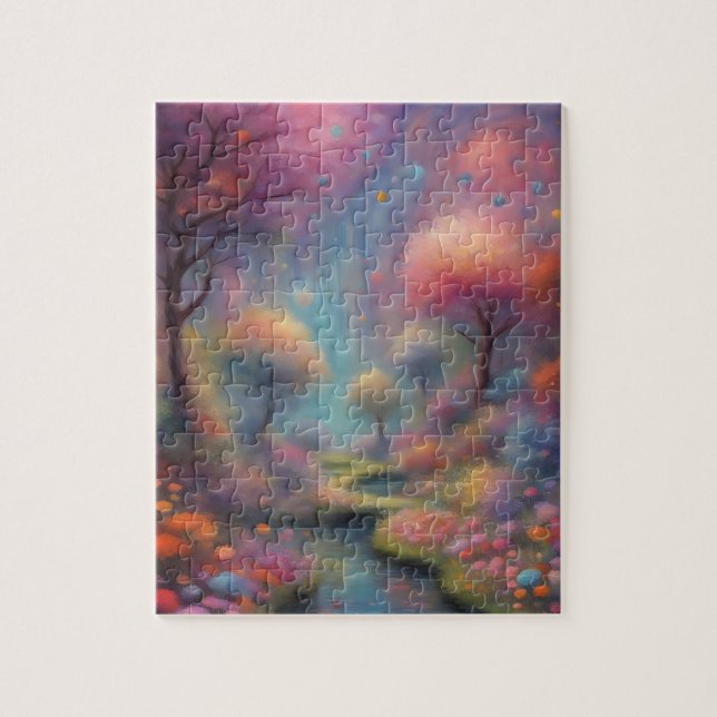 Quebra-cabeça Monet Style Fantasy (Vertical)